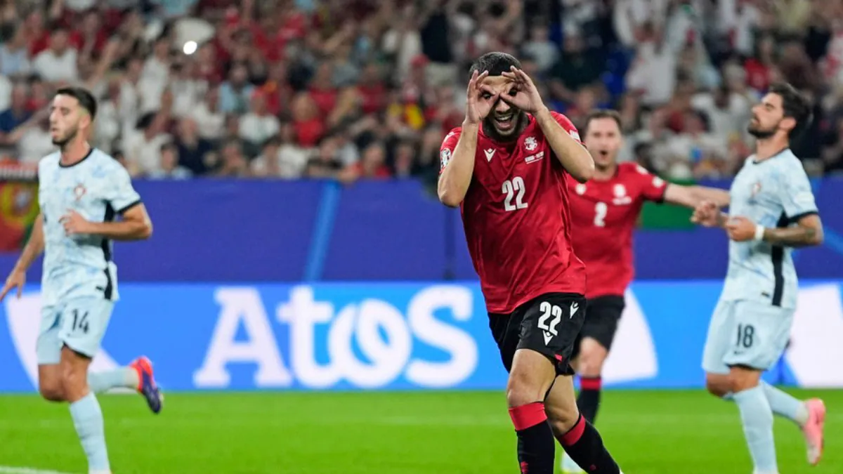 Georgia Silences Lisbon, Stuns Portugal to End Euro 2024 Group Stage